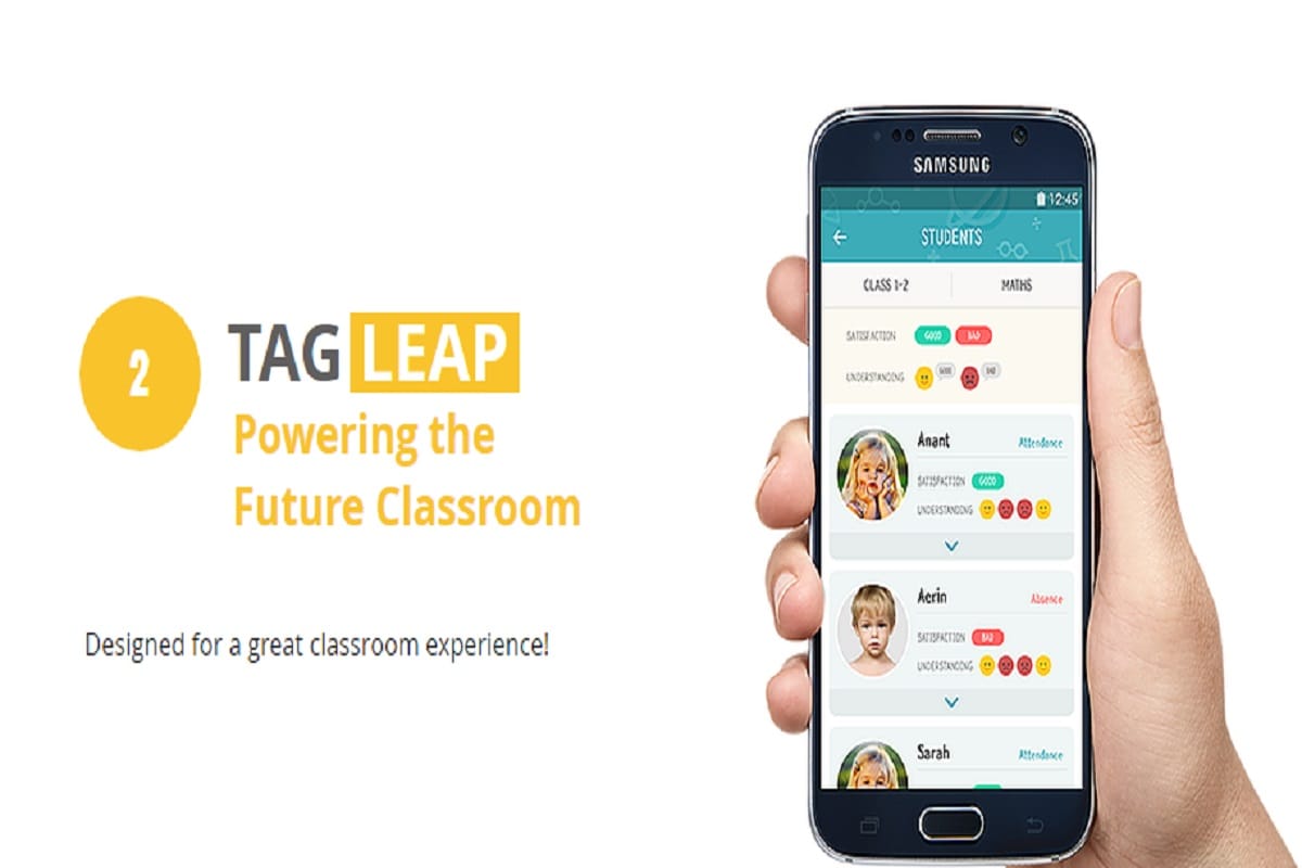 Tag Leap app for students,Teacher and parents