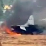 MIG Aircraft Crashed In Navy Base Of Goa