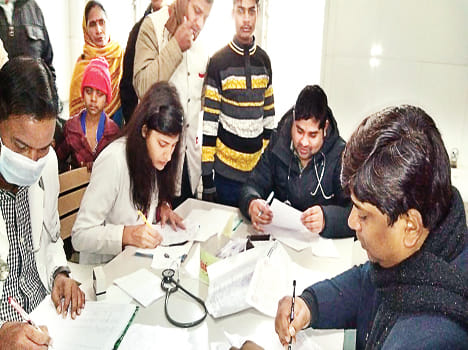 180 patients arrived from the cold in the medical college