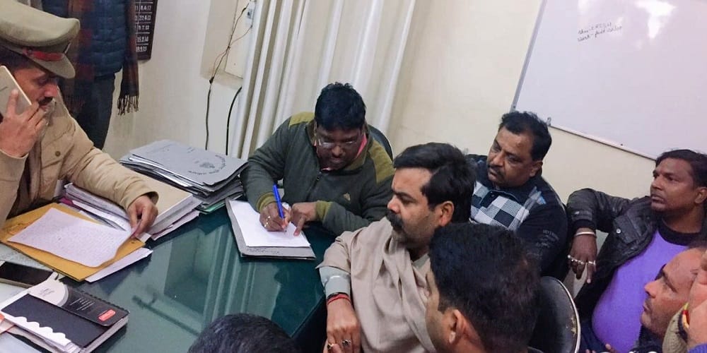 BJP leader beaten of youth of other community, communal tension