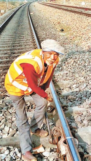 Rail Incident with the alert of Petrol Man