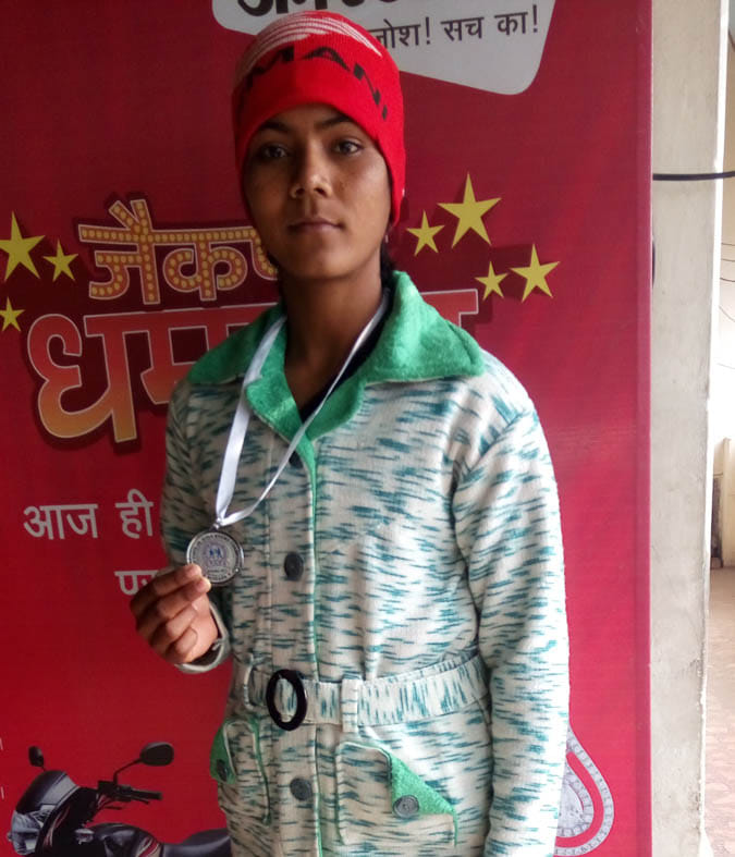 Silver Medal won in  daughter's boxing competition