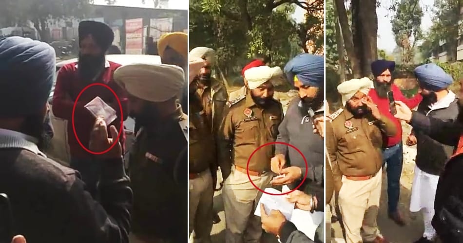 By LIVE on Facebook, MLA Bains caught two policemen taking bribe 