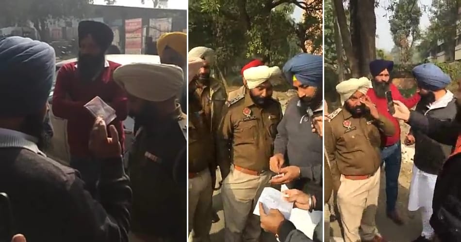 By LIVE on Facebook, MLA Bains caught two policemen taking bribe 