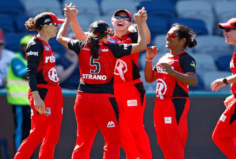 melbourne renegades celebrate win too early in womens big bash league match
