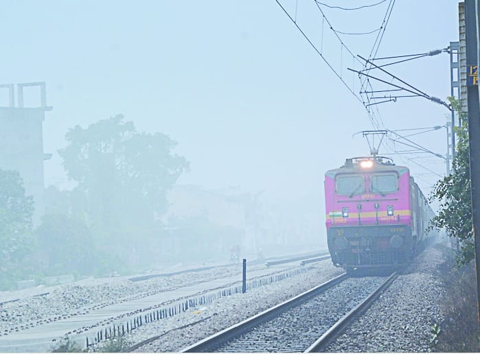 Track damaged in Jaroda