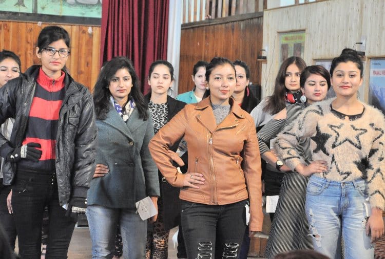 manali winter queen 2018 rehearsal by contestants