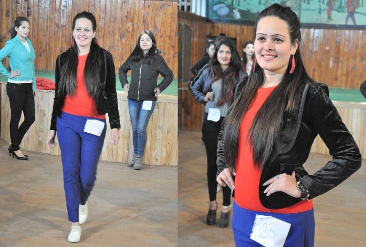 manali winter queen 2018 rehearsal by contestants
