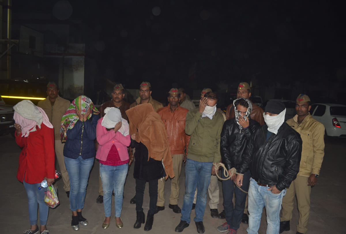 sex racket caught in kanpur