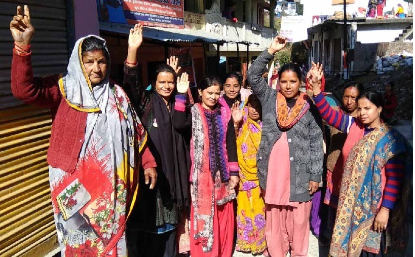 People from Lohaghat are upset with dirty water