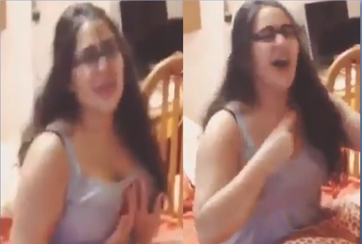saif ali khan daughter sara ali khan old video viral