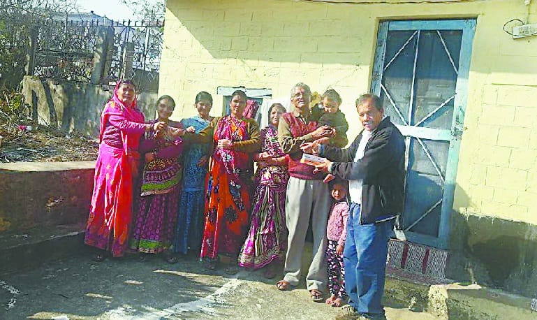 Happiness in Gadshar village by the achievement of Mansvi