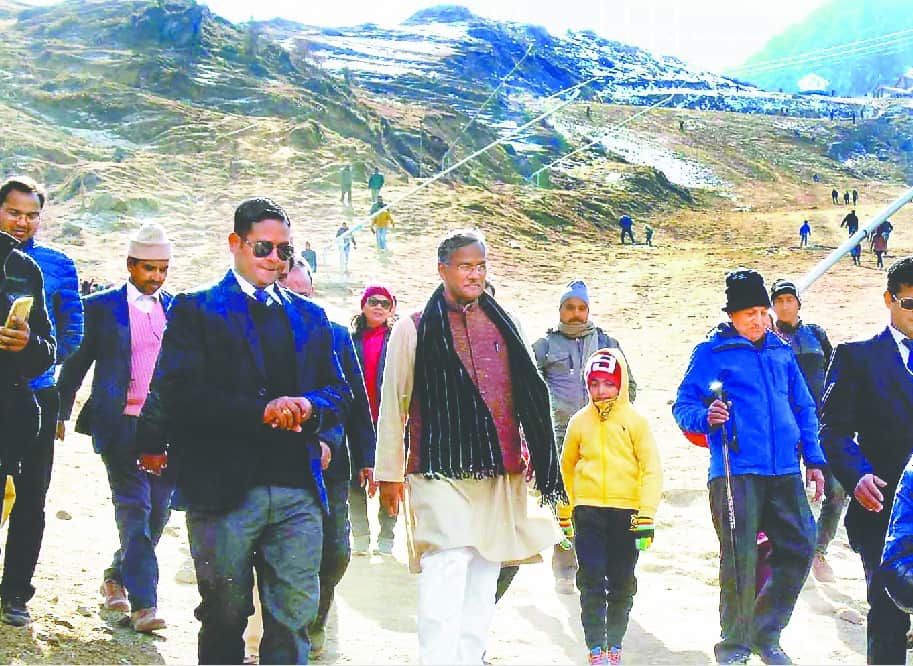 be ready for International skiing competition 2018 in auli