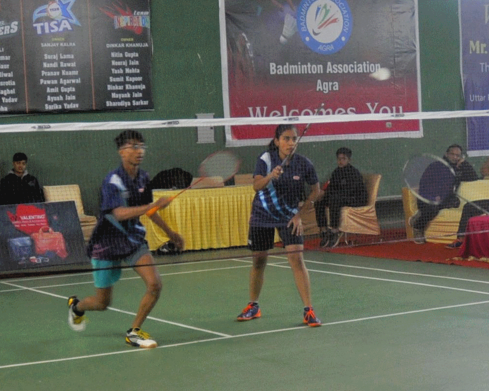 agra trial for badminton championship will be from first april