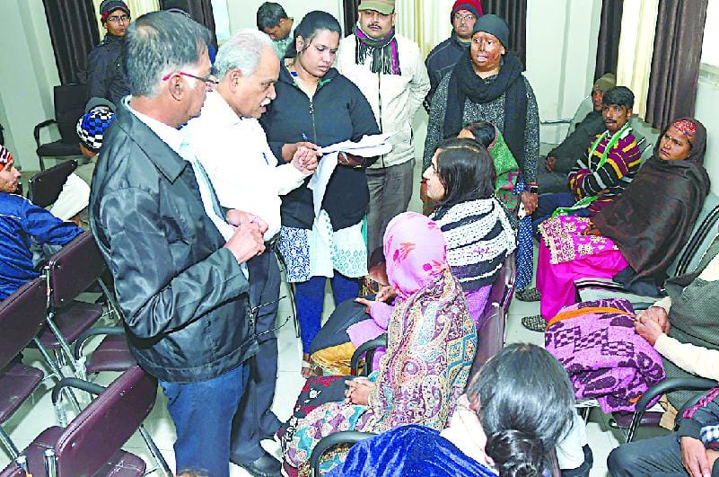 surgery of nine acid victims 