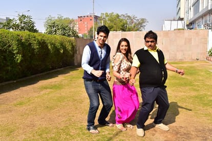 Jijaji Chhat Per Hain team came to jaipur