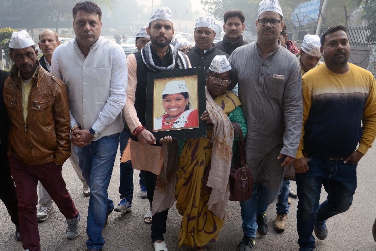kapil mishra plan to send kalawati to rajya sabha became drama as bjp denied to support her