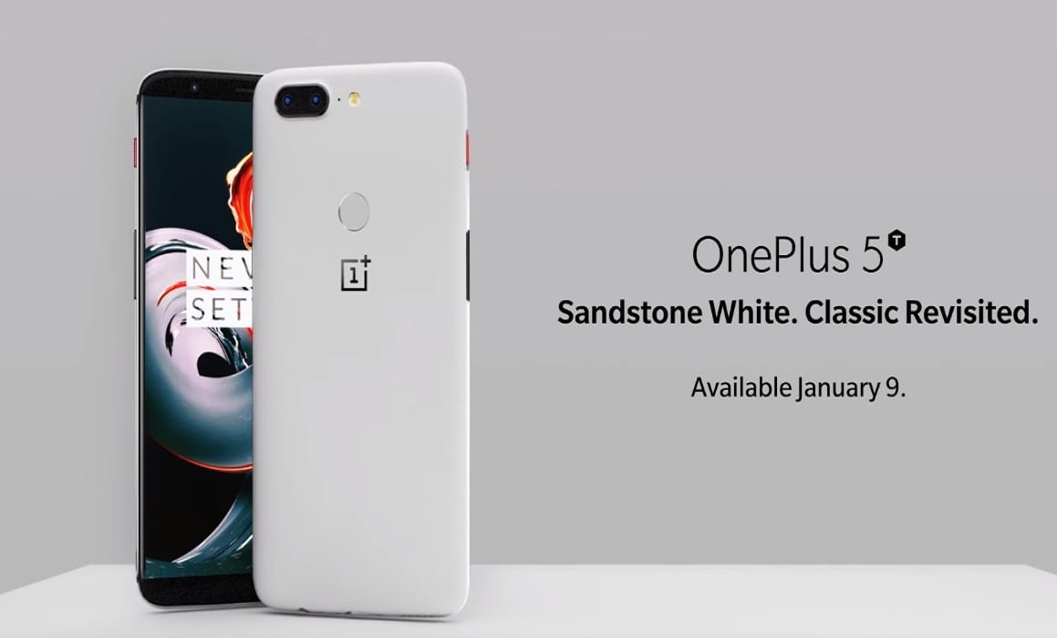 OnePlus 5T Sandstone White