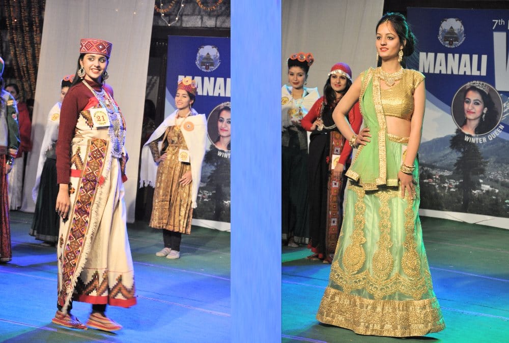 manali winter queen 2018 third day rounds