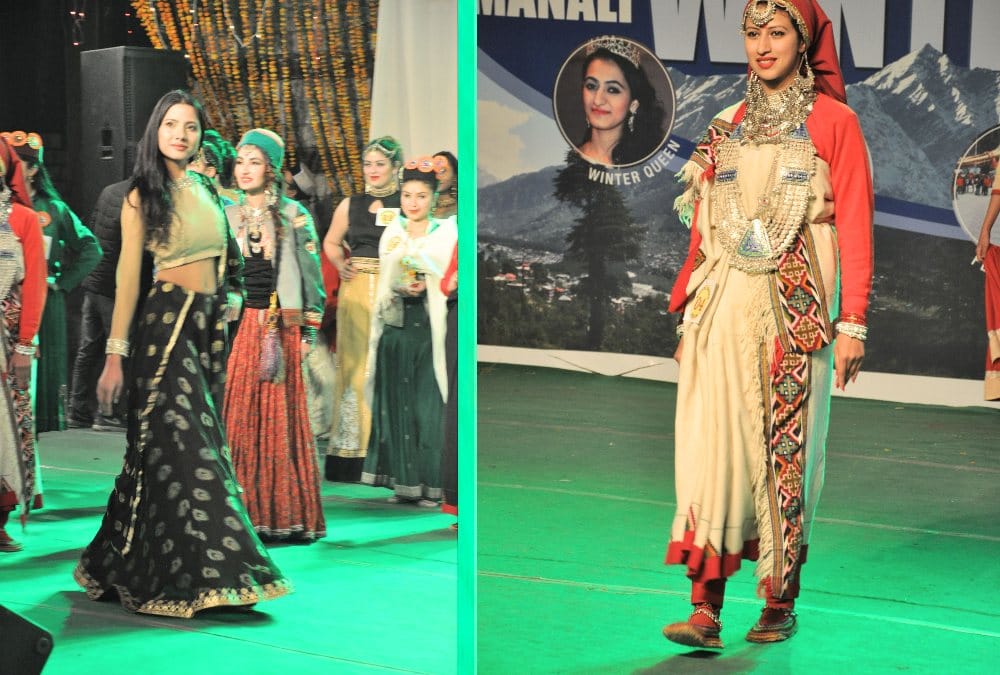 manali winter queen 2018 third day rounds