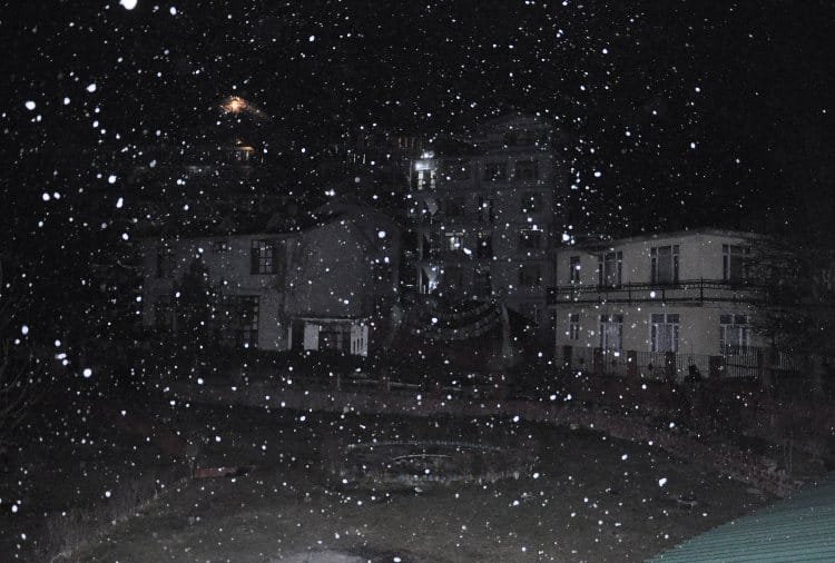 Snowfall in manali and Solang valley himachal pradesh