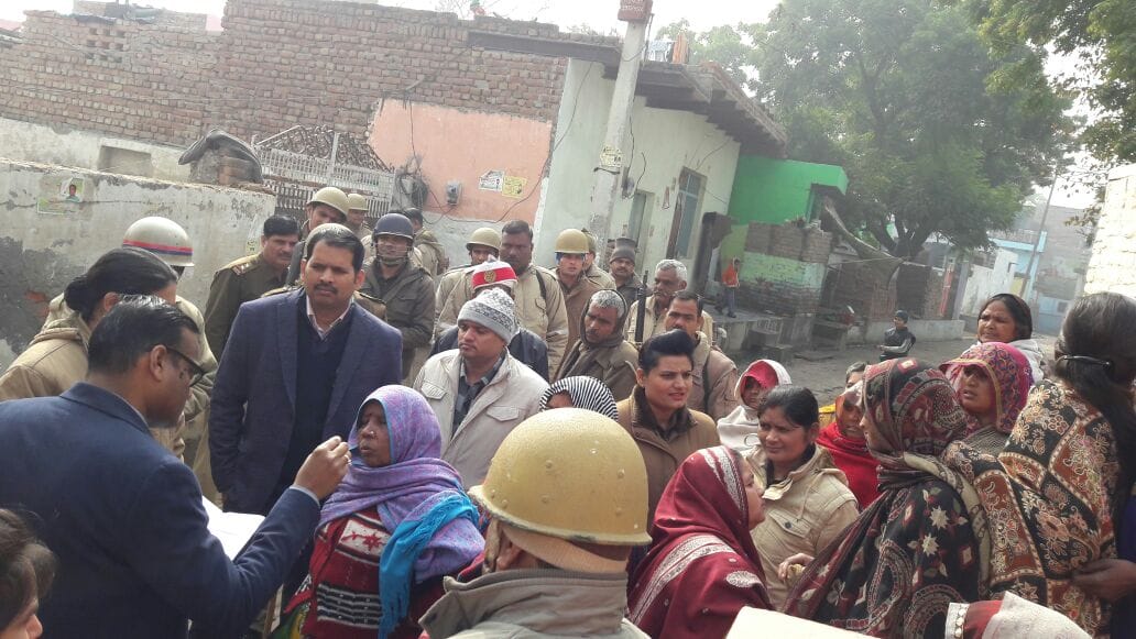 mathura farmers protest on gokul bairaj