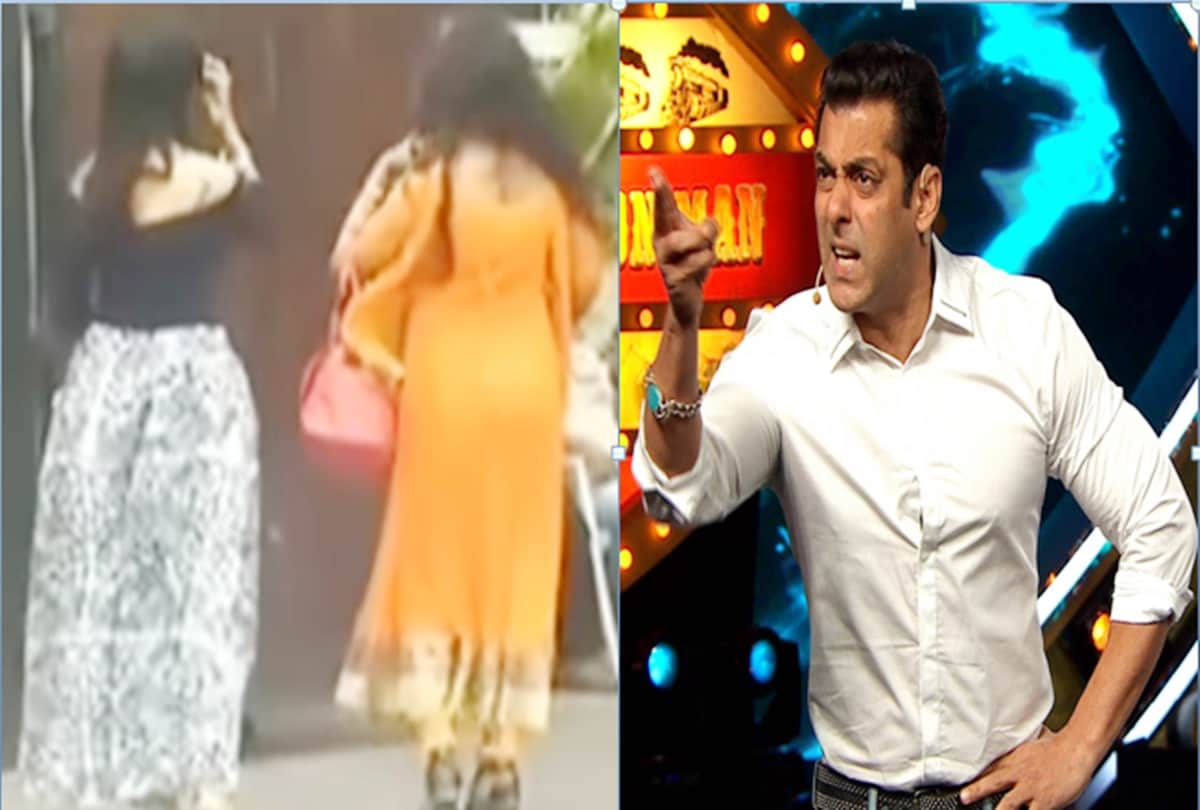 bigg boss ex contestant arshi khan spotted at outside of salman khan house