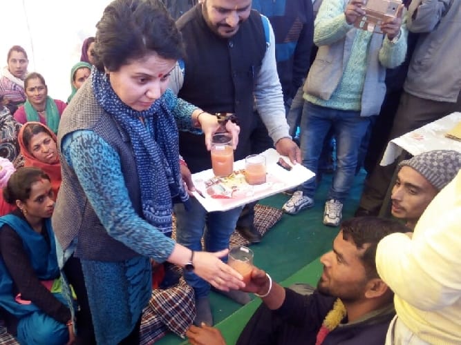 विस्थापितों का बागा में आमरण अनशन खत्म