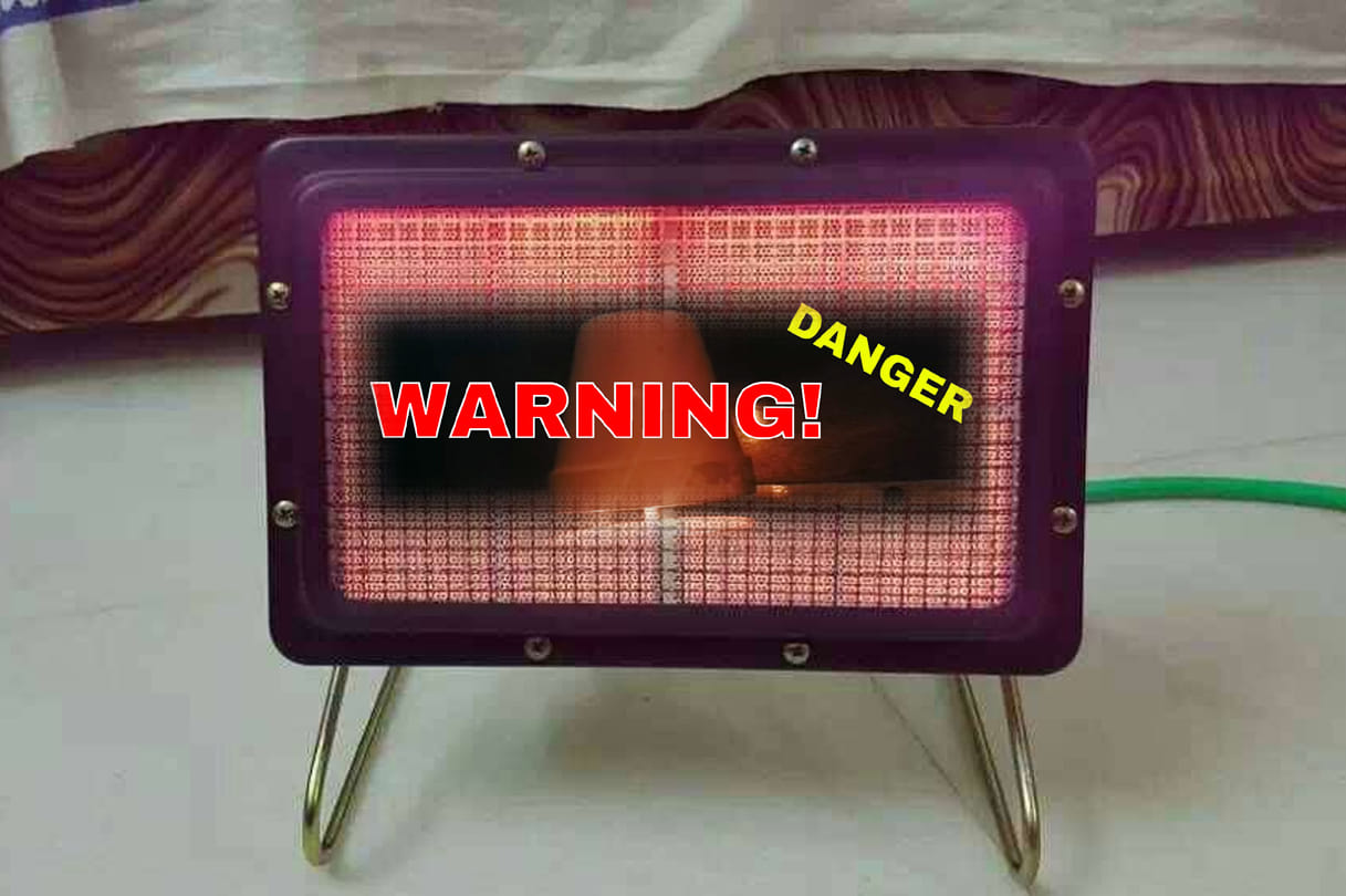 room heater is dangerous Use these precautions