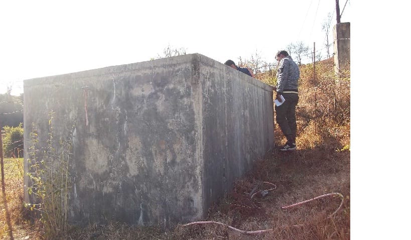 Water cavity in the Hydel colony