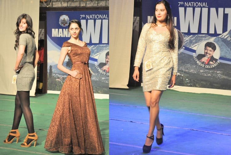 manali winter queen 2018 models catwalk on ramp in minus temperature