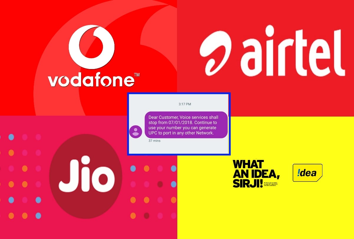 all voice services to be close from january 7 says mystery sms from companies