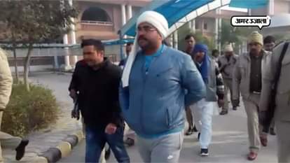 SUNIL RATHI ,FORMER MLA RAMVEER SHAUKEEN REACHED BAGPAT COURT FOR AMIT ALIAS BHURA FARARI CASE 