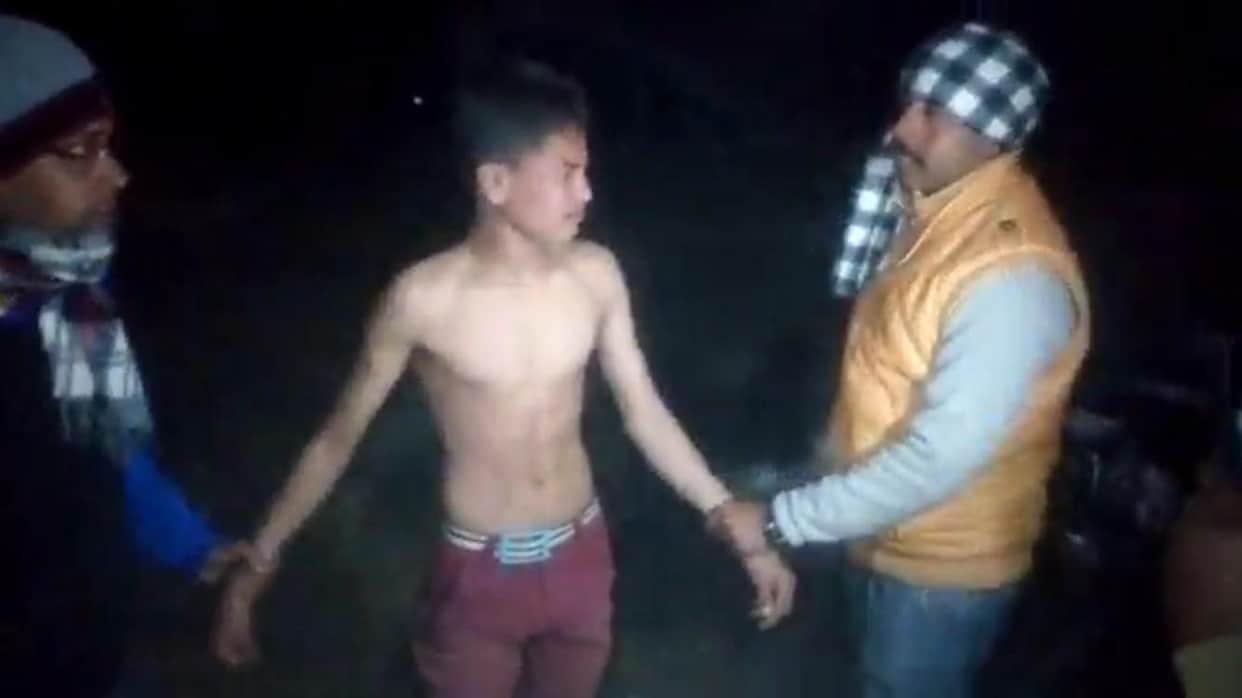 boy beaten in bitter cold