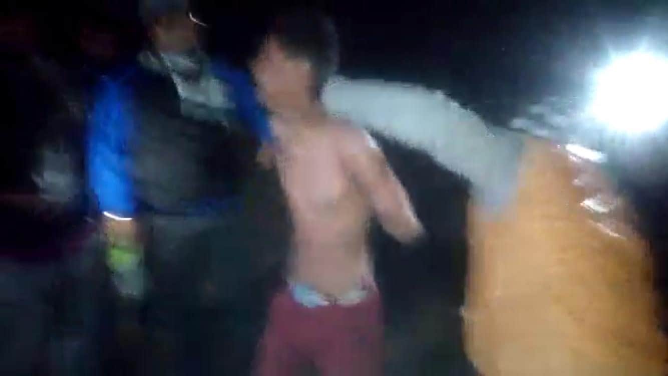 boy beaten in bitter cold