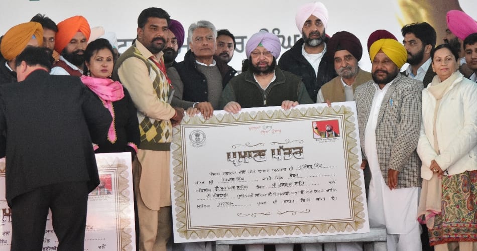 Captain Amarinder's Farmer rally in Mansa through pictures