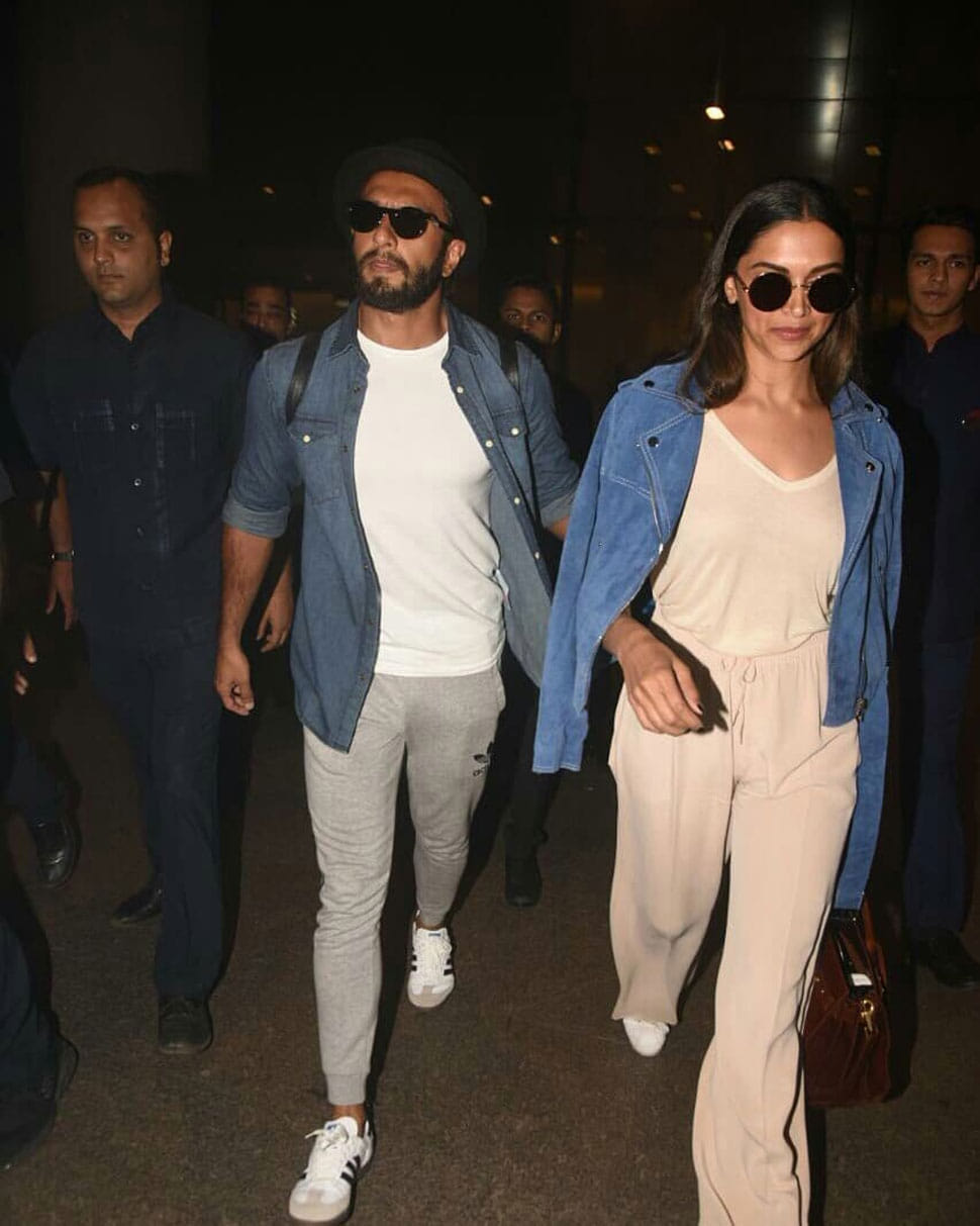 ranveer singh and deepika padukone back after birthday celebration