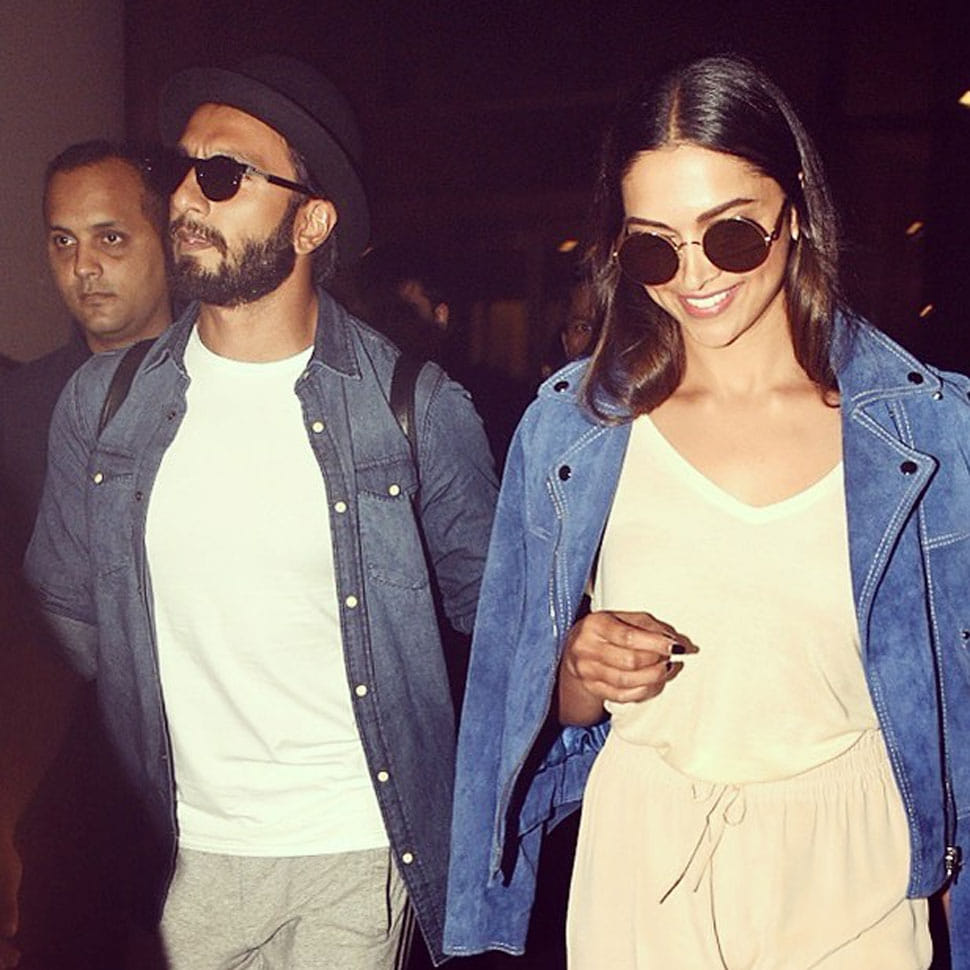 ranveer singh and deepika padukone back after birthday celebration