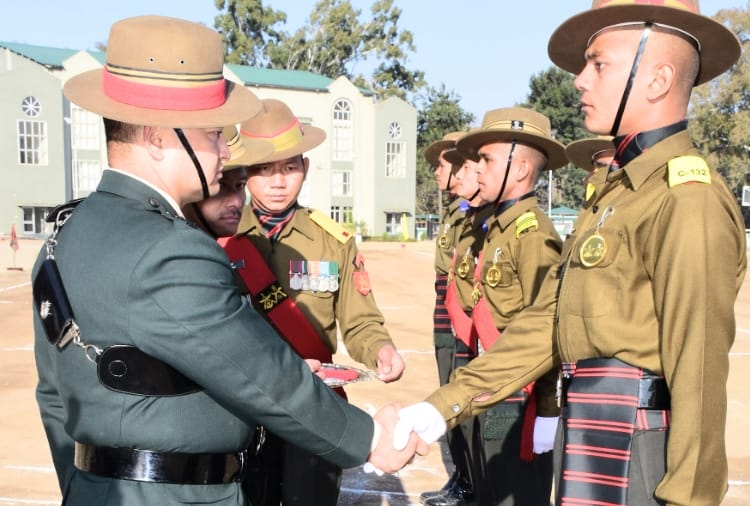 training of 240 gorkha jawan completed at subathu solan