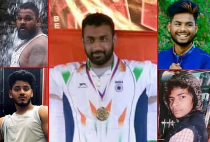 car collided with the divider and four men including two power lifting champions dead