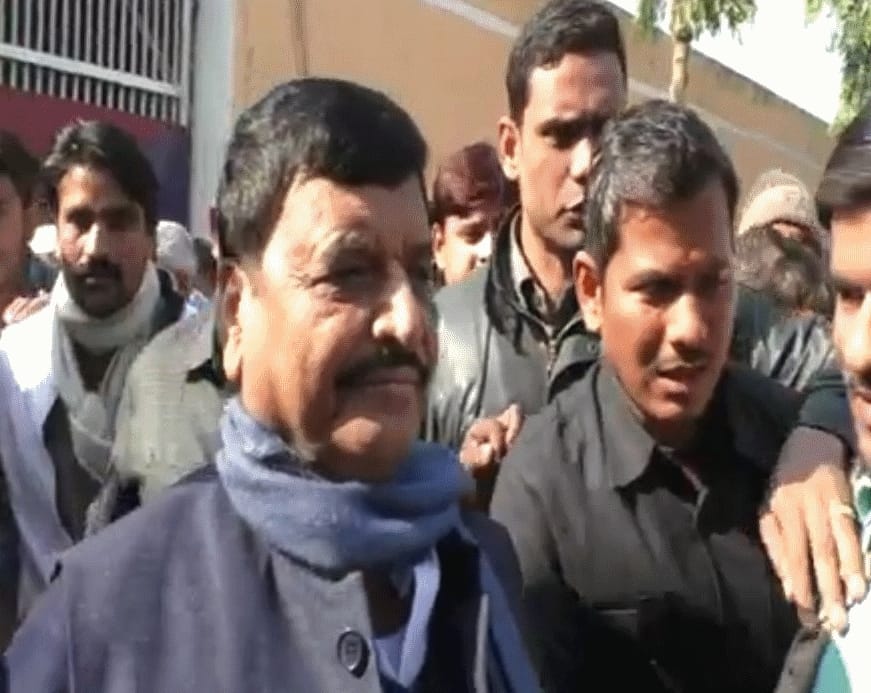 sp leader shivpal yadav meet ex mla ramveer yadav in prison