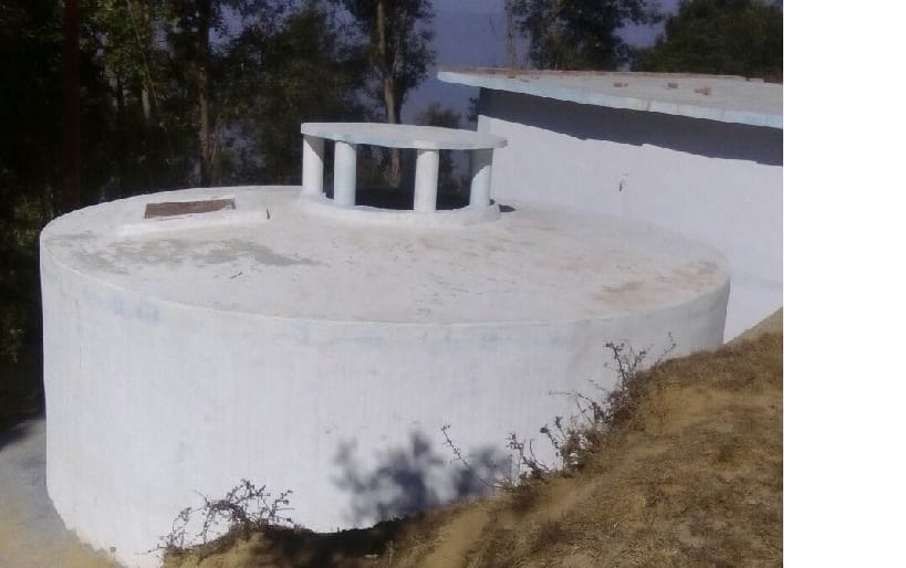 The work of mini tube well is hanging in the balance for five months