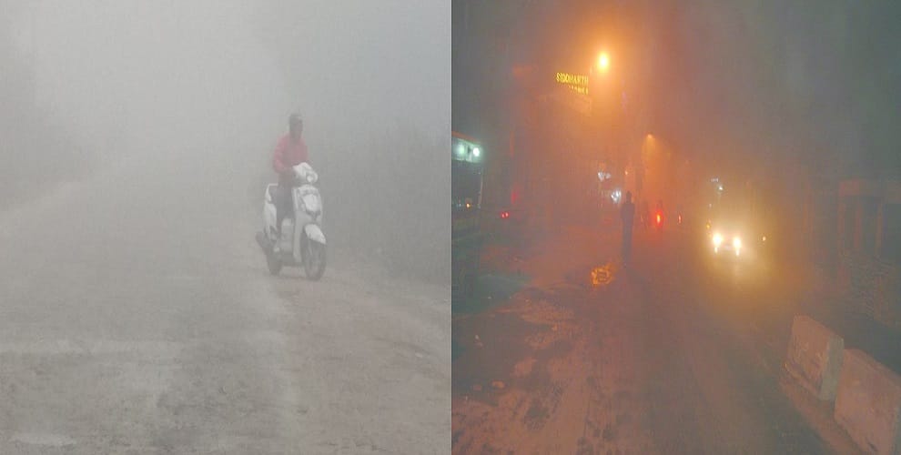 cold in the West UP, death of three, mercury rolled 2.2 degrees