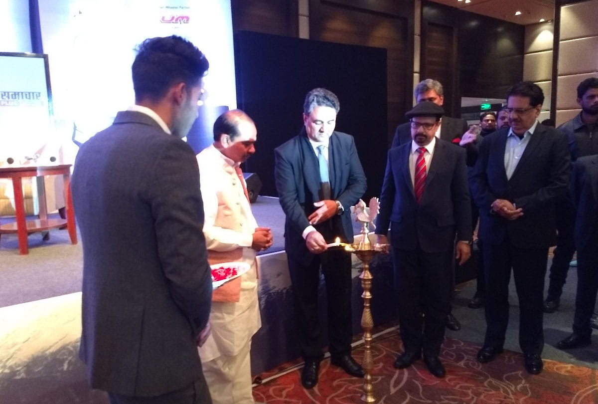  photos of Amar ujala samwad 2018 where nitin gadkari and many celebrities gathered