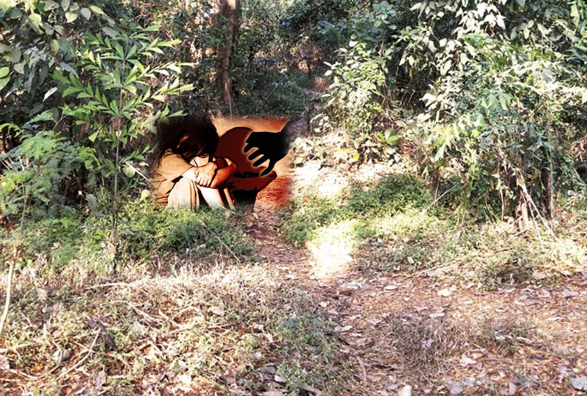 girl raped in forest 
