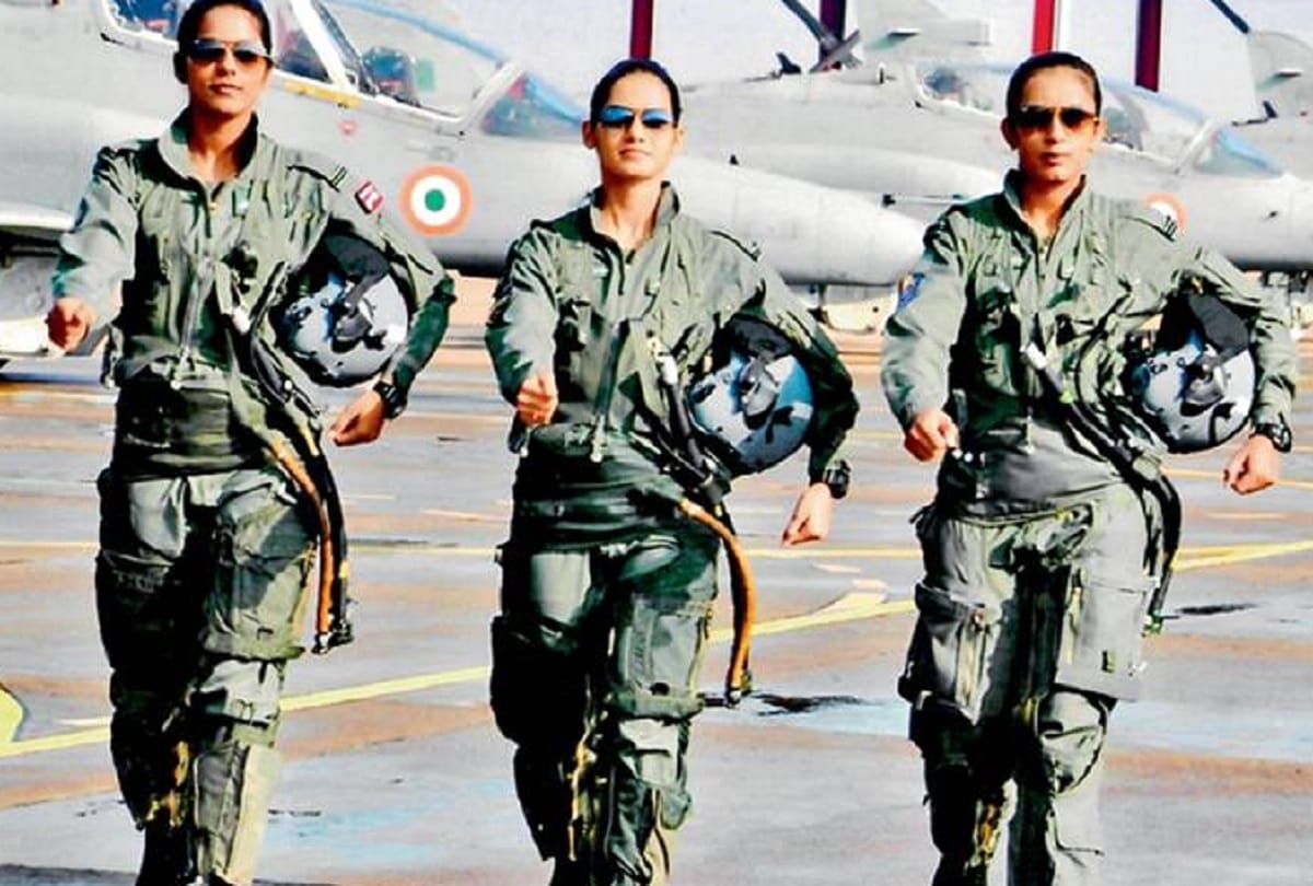 indian air force posted his three lady fighter in two airbase of rajasthan and haryana