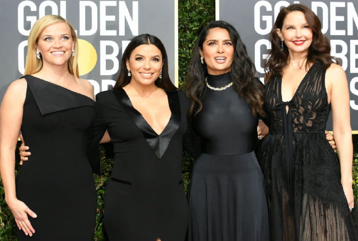 Golden Globes 2018 Red Carpet Witness Hollywood Stars Shining In Black