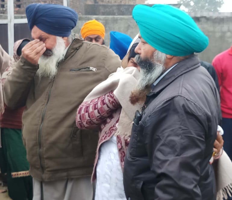 Funeral photos of Bloody conflict before nagar kirtan in sitarganj
