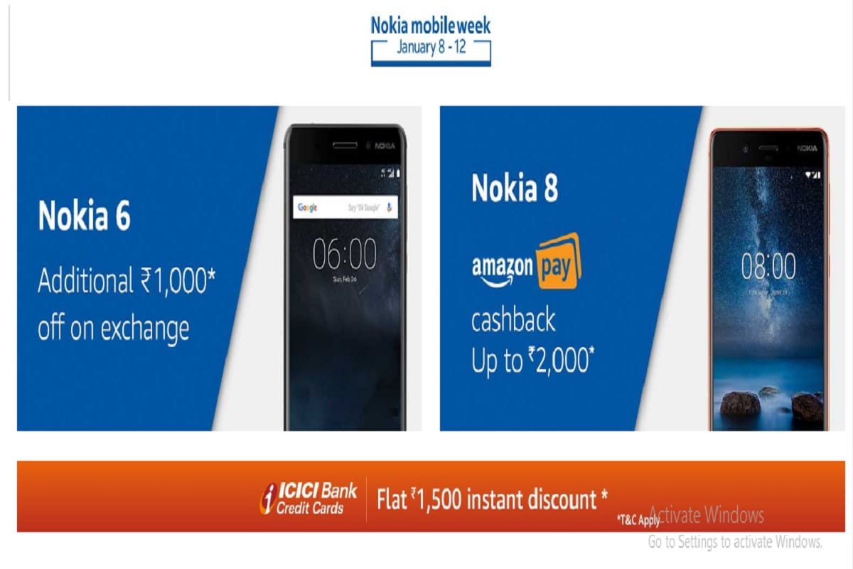 Amazon's Nokia Mobile Week, Buy Nokia 6 with heavy discounts
