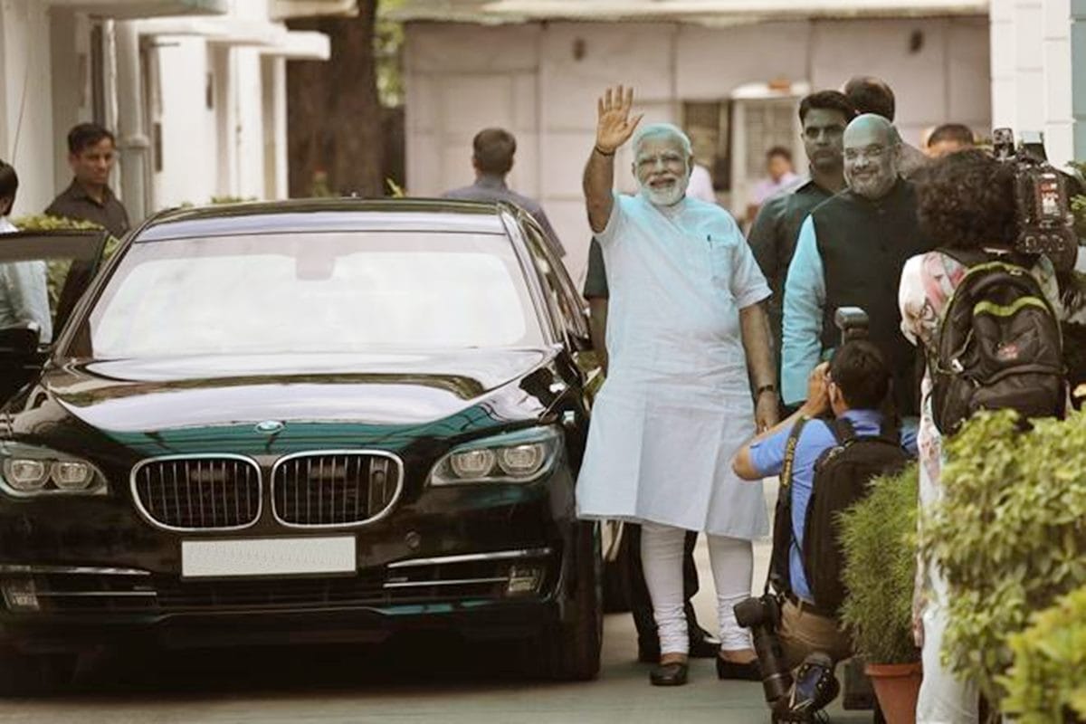 Indian Prime Minister and President have to display registration numbers on Cars